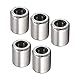 Kozelo 5Stk HF0612 Nadel Rollenlager - [6mmx10mmx12mm] Ein Wege Kupplungslager für Getriebe Einsatz Chrom Stahl Rollen