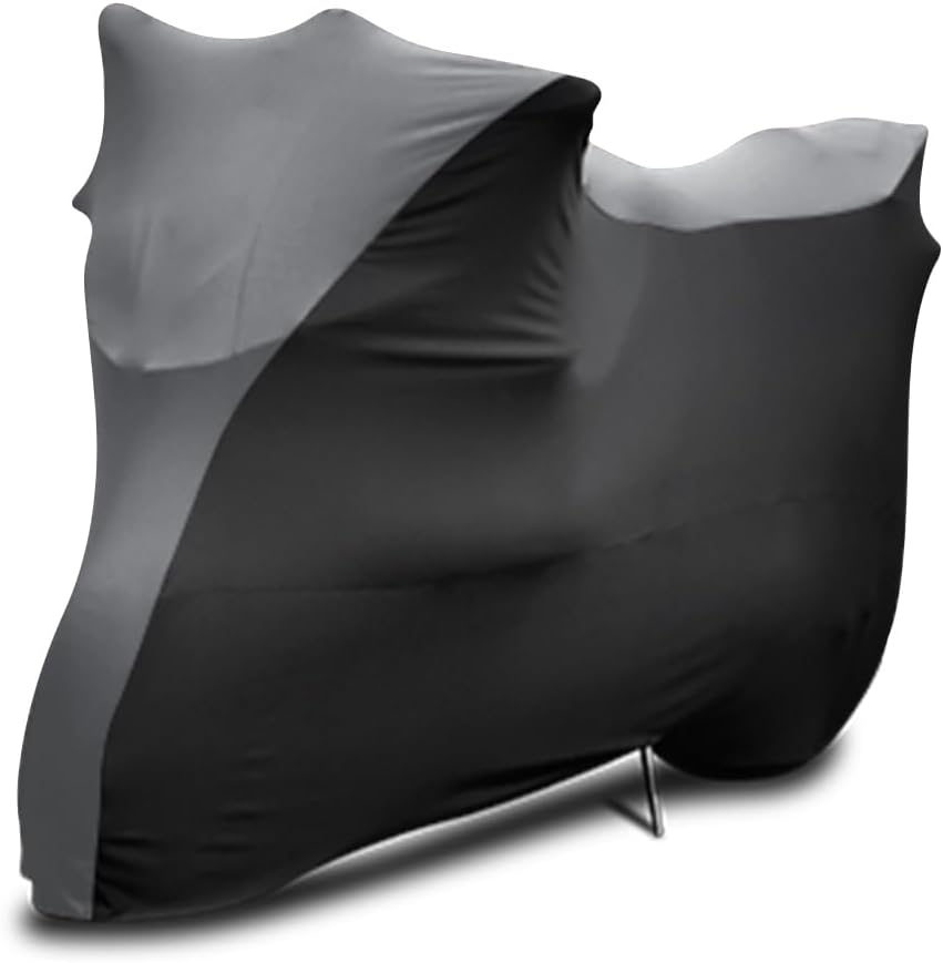 WinPower Indoor Motorcycle Cover, Soft Stretch Elastic Dustproof Scratchproof Protection Cover for Motorbikes, 96inches