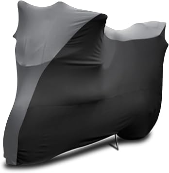 WinPower Indoor Motorcycle Cover, Soft Stretch Elastic Dustproof Scratchproof Protection Cover for Motorbikes, 96inches