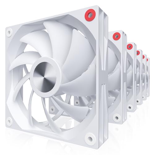 Ventiladores blancos de PC de 120 mm DS con rodamiento hidráulico 2