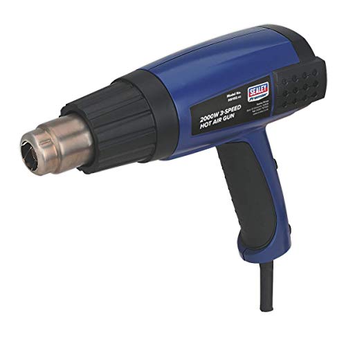 Sealey Hs102 Hot Air Gun 2000W 3-Speed 50-600, White - Image 3