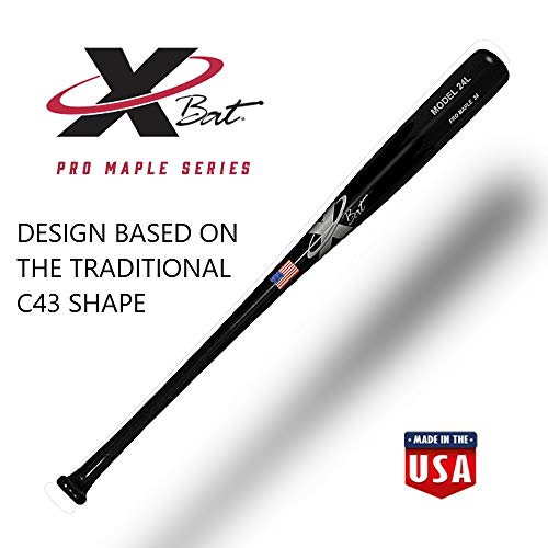 X Bat Pro Model Wood Baseball Bats (Pro Model 24 | Power Hitter Big Barrel, 34 Inch) #TOP2