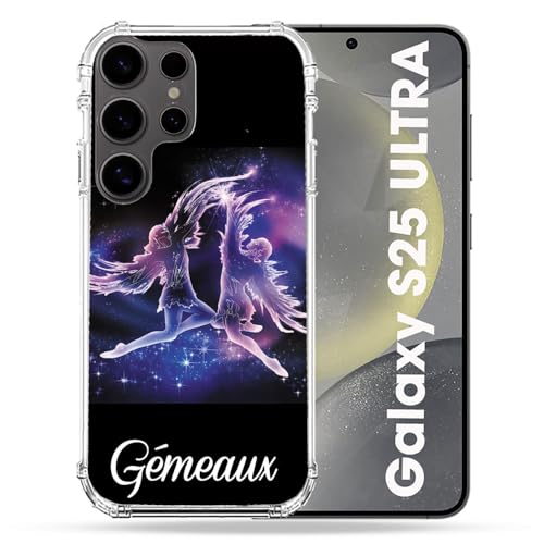 Coque Samsung S25 Ultra Gémeaux Cokitec le cadeau d'anniversaire idéal