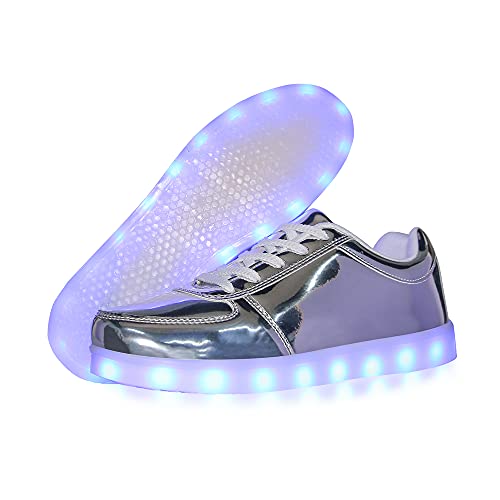 YuanRoad Unisex LED Light Up Shoes with USB Charging Glowing