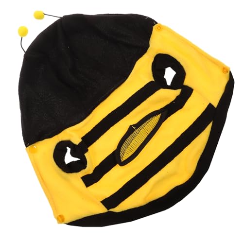 HANABASS 小さな蜂の変身コスチューム 犬用ワンピース服 ペットコスチューム 四つ足用 黄色と黒 サイズm 3 4kg アウトドア活動や特別な機会に