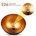 Deckey Pendant Light with 47inch Cord,2 Pack,Φ30cm,for E26 Bulbs,Industrial Hanging Pendant Lights,Barn Pendant Light,Linear Dome Pendant Lighting,for Dinning Room/Bedroom/Barn/Café(Black)