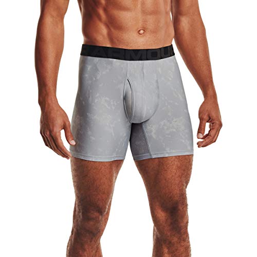 Image of Under Armour mens Multi-pack Performance Tech Boxerjock Brief, 6 inch Inseam, All-day Comfort & Soft