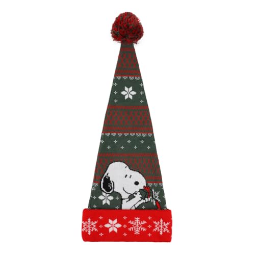 Snoopy avec bonnet de Père Noël, l'accessoire parfait pour votre salon en fête