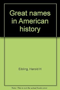 Hardcover Great names in American history Book