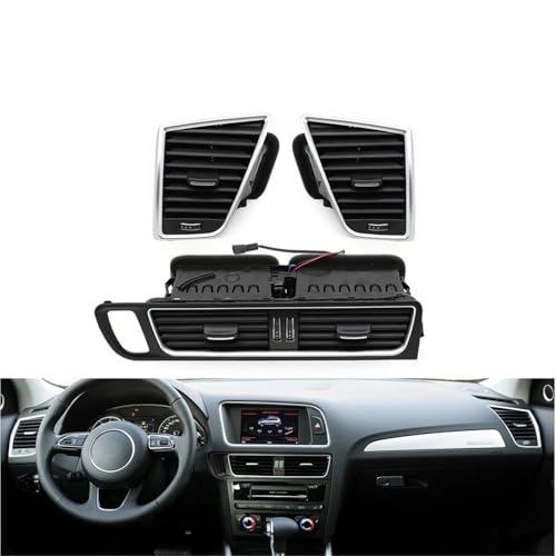 Grille de ventilation centrale pour Audi Q5 2009-2018 tableau de bord