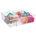 Produktbild mDesign Aufbewahrungsbox mit 12 Fächern  praktische Schrankbox für das Schlafzimmer  idealer Organizer für Kleidung und Accessoires aus BPA-freiem Kunststoff  durchsichtig