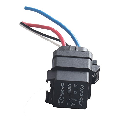 Esupport Car Truck Motor Heavy Duty 12V 40A Spst Relay Socket Plug 4Pin 4 Wire Waterproof Seal #TOP14