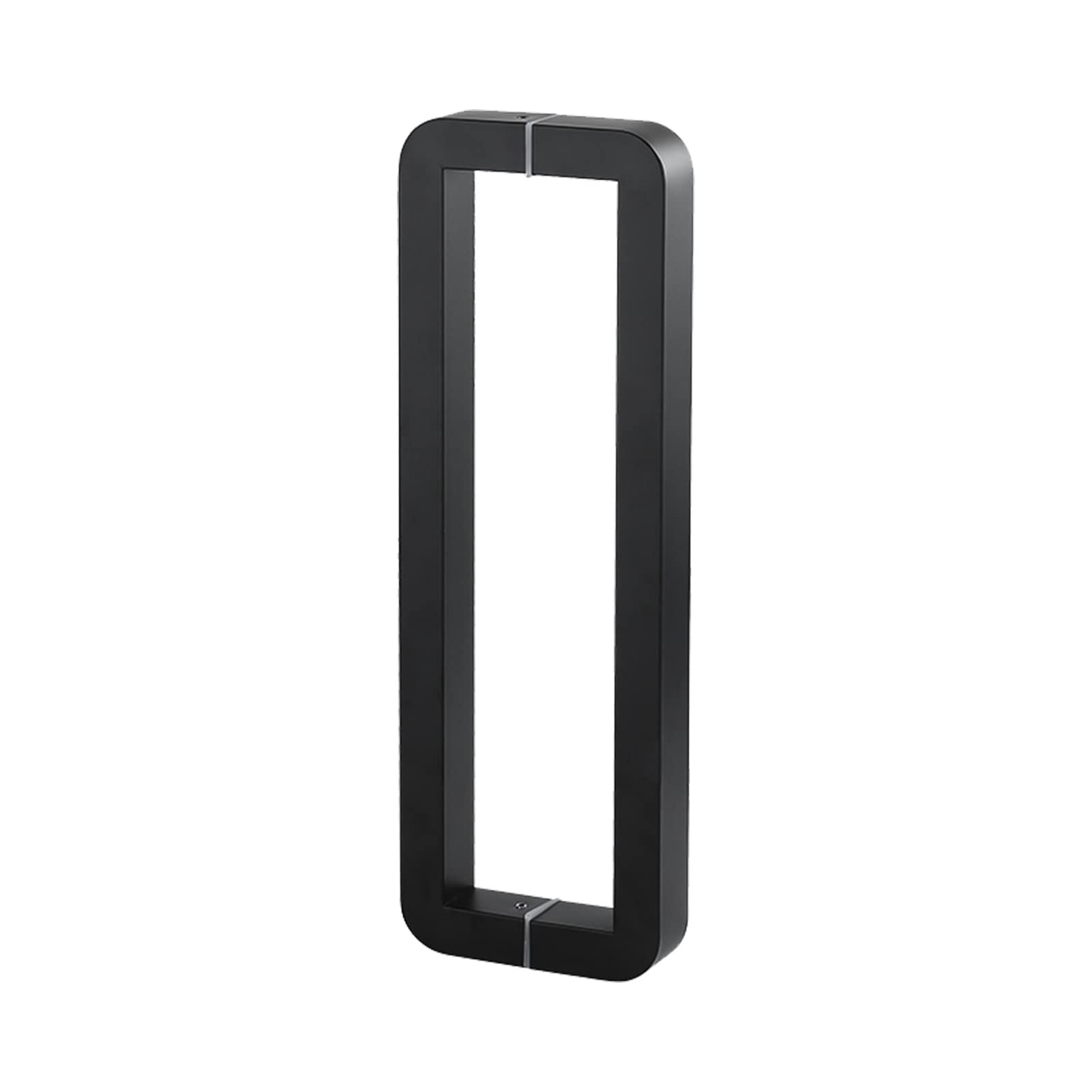 Poignée carrée en acier inoxydable haut de gamme noir mat de 92 cm