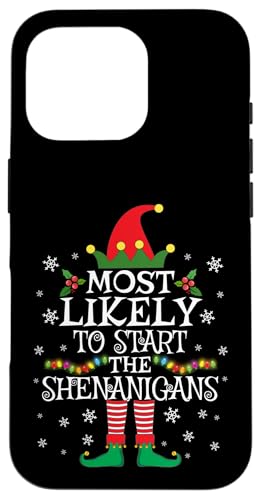 Shenanigansエルフファミリークリスマスを始める可能性が最も高い スマホケース iPhone 16 Pro 用