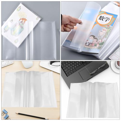 Couvertures de manuels scolaires transparentes pour protéger les sacs des enfants