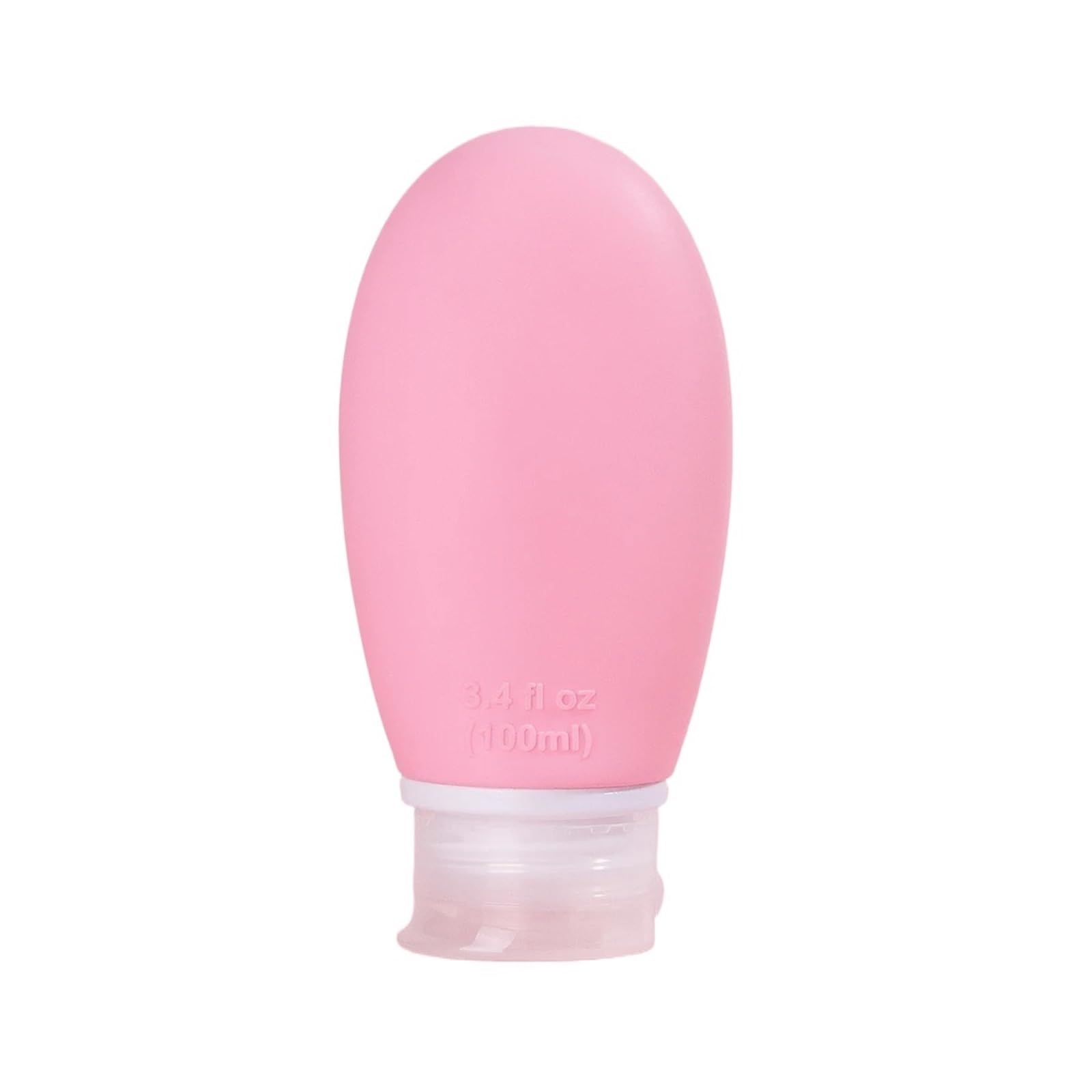 XIEHYA 6Pc 100ml Travel Size Toiletries Leak Leakproof Silicone Lotion Bottles Containers For Shampoo Conditioner Face Body Wash For Toiletries(Pink)