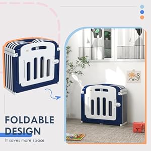 Baby playpen 18 panels safety play yard for indooroutdoor play  urban country home decor
