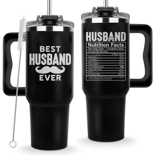 Vivulla68 Best Husband Ever Tumbler 40 Oz, Hubby...
