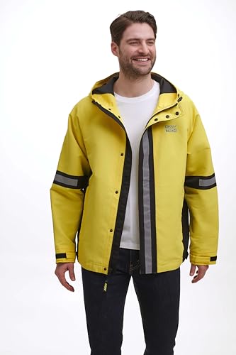 Image of DKNY mens Dkny Men's Taslan Performance Hoody With Reflective Detail