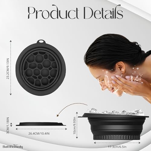 Image of Ice Face Bowl for Skin Care, Black