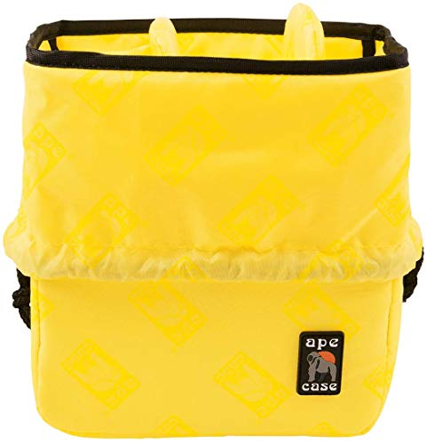 Ape Case Acqb35 Cubeze Yellow Protective Flexible Padded Camera Insert Storage Bag With Removable And Adjustable Padded Inserts, Drawstring Closure, Hi-Vis Yellow Interior, For Dslr Or Mirrorless Came #TOP2