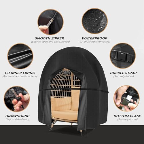 Fundas para sillas de exterior impermeables y protectores para sillas de terraza 8