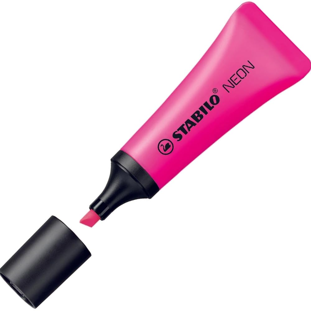 Stabilo Neon Mini Highlighter, Pink