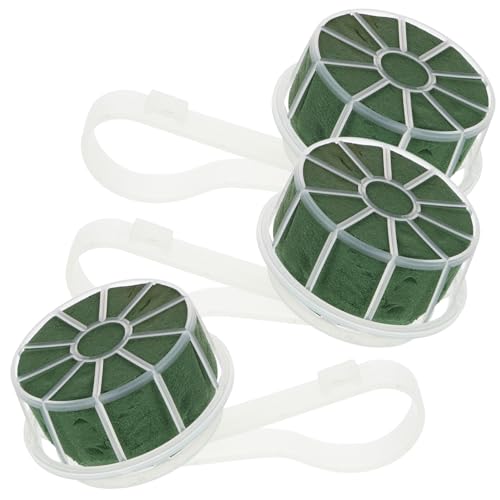 ERINGOGO 3Pcs Floral Foam Cages for Wedding Bouquets High Density Water Absorb Flower Mud DIY Floral Arrangement Holder for Home Decor and Floral Crafts
