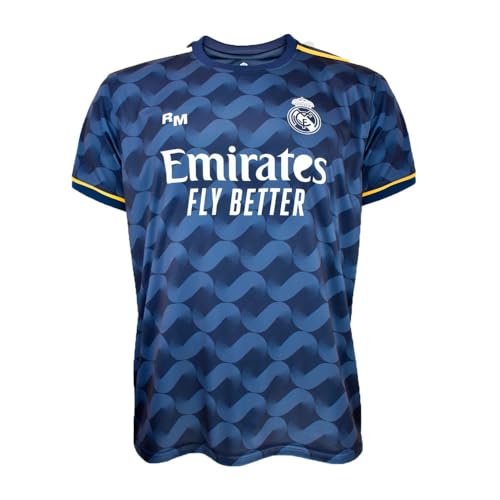 Real Madrid Camiseta Segunda Equipación de la Temporada 2023-2024 - Replica Oficial con Licencia Oficial - Adulto (XL)