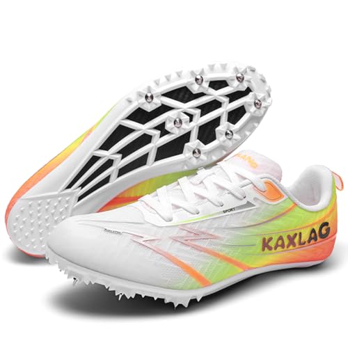 Chaussures d'athlétisme anti-glisse à 7 pointes pour sécuriser vos sauts et courses