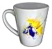 Produktbild Kugelstossen I - Handarbeit Designer Tasse aus brillanten Porzellan Unikat - Tasse, Becher, Kaffeetasse, Teetasse Keramik Tasse, 330ml, Geschenk für Freunde