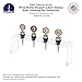 Marketing Holders Wine Bottle Topper Display 4 Slot Rack .75