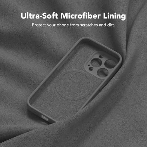 Image of Magnetic for iPhone 16 Pro Case Silicone Dark Gray