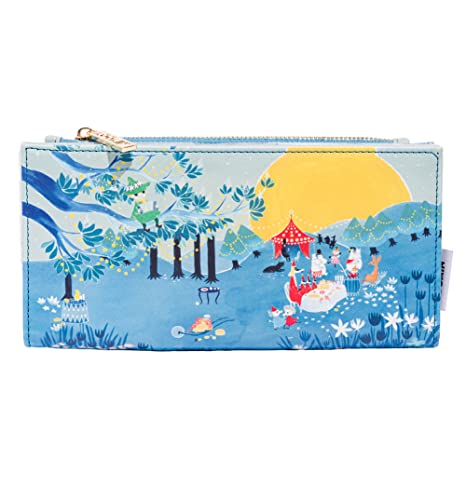 Grand portefeuille Moomin Picnic pour ranger toutes vos cartes sans déformer votre sac à main