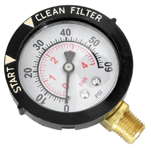 Pentair 190058Z Pressure Gauge, Black