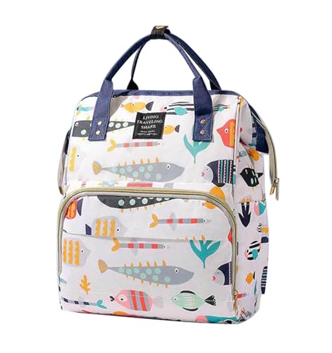 Ybberik Diaper Bag Backpack with Insulated Pockets, Stroller Straps, USB Charging Port, Large Lightweight Diaper Bag for Girls Boys