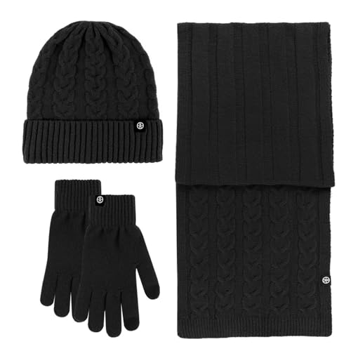 Gorro bufanda guantes de invierno para protegerse del frío en trayectos diarios 2