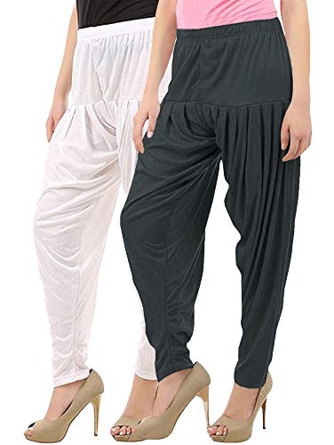 Image of Buy That Trendz Patiala Salwar for Women Relaxed Fit Viscose Patiyala Salwar Harem Bottom Pants
