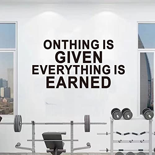 SEATUNE Office Gym Wall Stickers, Inspirational Quotes Motivational Wall Decals, Positive Home Vinyl Art Wall Decor - Image 4