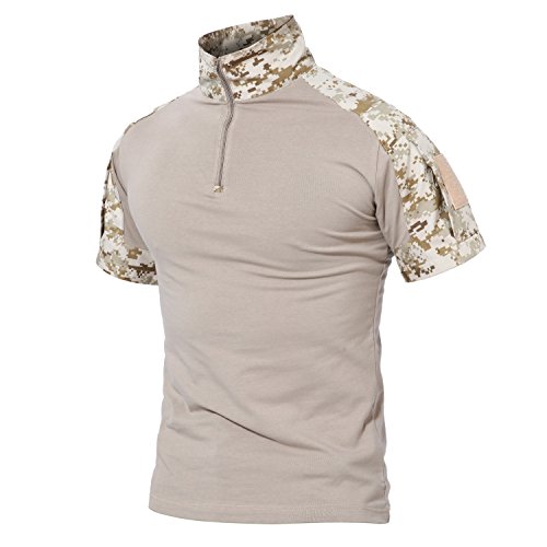 T Shirts for Men Combat Shirts Men Tactical Shirts Camo Shirts Multicam Shirts Military Shirts Army Shirt Short Sleeve Hiking Shirts Work Shirts Summer Shirts Fishing Shirts