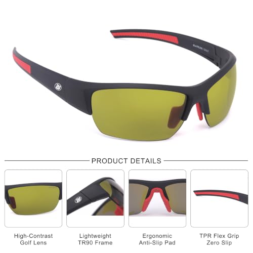 BLAITEJUS HD Golf Ball-Finding Sunglasses