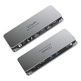 QGeeM USB C Docking Station,4K@60Hz Laptop Docking Station Dual Monitor,Thunderbolt 3 Dock...