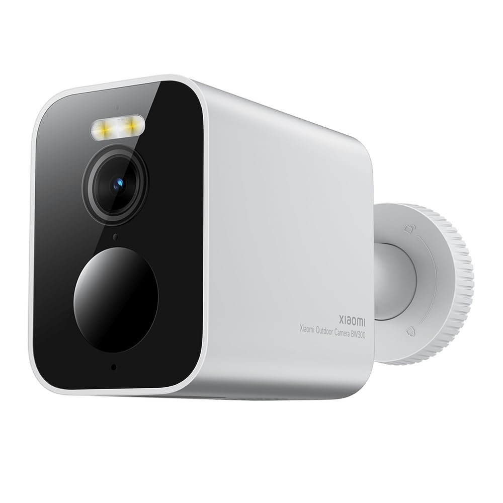 XIAOMI Outdoor Camera BW300, Outdoor Camera with Long Lasting Battery, 2k Resolution, IP67, Night Color, 130º, White