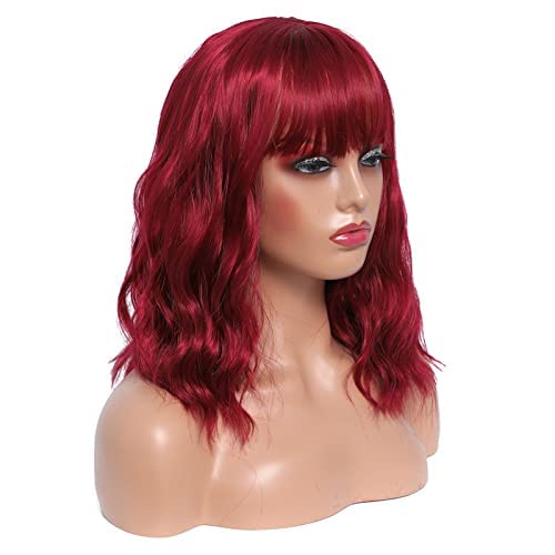 Ombro feminino comprimento natural encaracolado ondulado peruca cosplay anime simulação de cabelo he