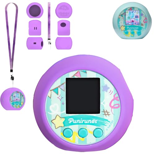 Case for Punirunes Interactive Digital Toy?Soft Skin Silicone Case ?Anti-Scratch?Full Protective Case for Punirunes Interactive Digital Toy-Purple