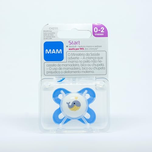 Chupeta Start 0-2 Meses Azul, Mam, Azul