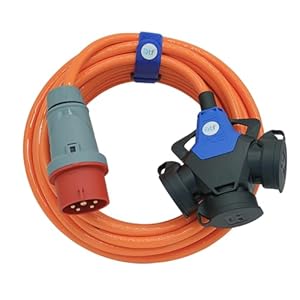 Etf 250358 CEE Verlängerung 16A 3-Wegekupplung