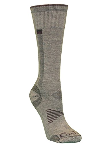 Carhartt Women's Crossover Crew Socks, Heather Charcoal, Shoe Size: 5.5-11.5
