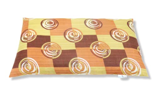 Image of Buckwheat Hulls Pillow |Pillow for Neck Pain | Shoulder Pain | Back Pain | Other Sleeping Problem (Rusty Orange - Multicolor)