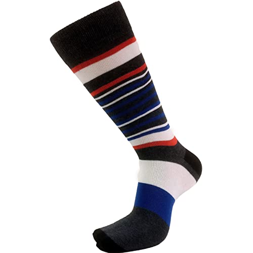 Usbingoshoptm Mens Cotton Dress Socks (10-13, Striped-1) 12 Pack #TOP3